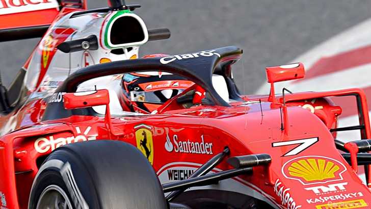 Kimi Raikkonen First To Test F1 ‘Halo’ Protector