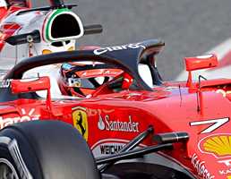 Kimi Raikkonen First To Test F1 ‘Halo’ Protector