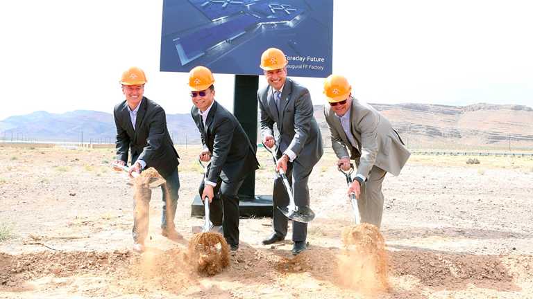 Faraday Future Starts Journey Towards Its US$1 Billion Nevada Factory