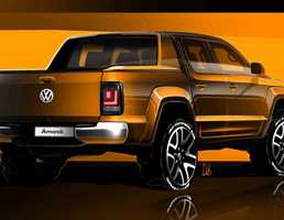 Volkswagen Teases Their New Amarok In Sketches