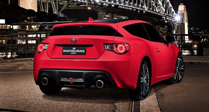 Toyota Unveils Stunning 86 Shooting Brake Concept