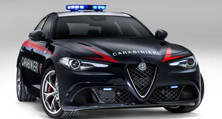 Italian Police Receives 376kW Alfa Romeo Giulia QV Cruiser