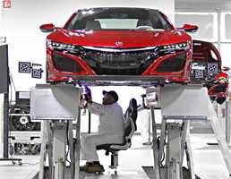 First 2017 Honda NSX Rolls Off Production Line