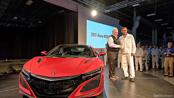 First 2017 Honda NSX Rolls Off Production Line