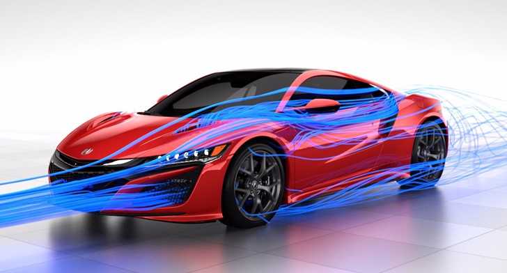 Honda Reveals Its NSX’s ‘Total Airflow Management’ Concept