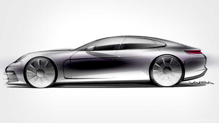 All-New 2017 Porsche Panamera Teased In Sketch