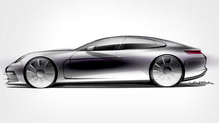 All-New 2017 Porsche Panamera Teased In Sketch