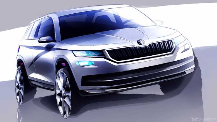 Skoda Previews All-New Kodiaq In Sketches