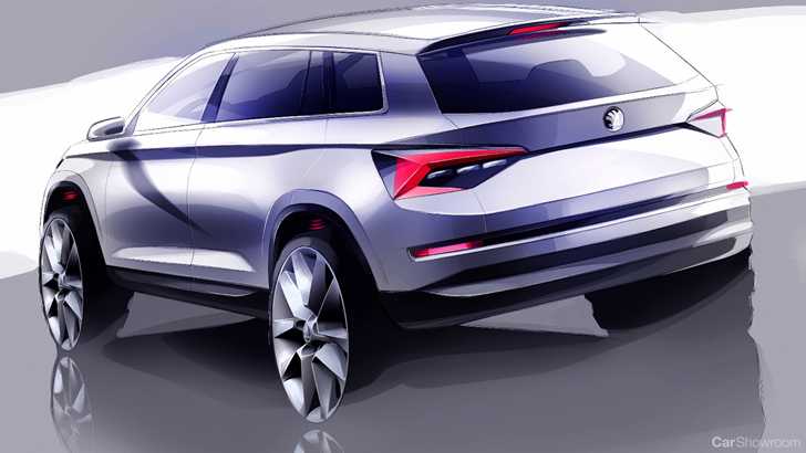 Skoda Previews All-New Kodiaq In Sketches