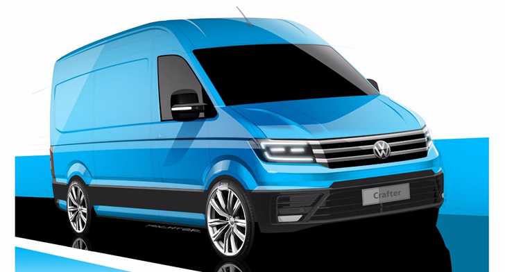 Volkswagen Unveils Sketches Of Next Crafter Van