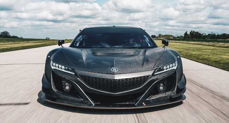 Honda’s Menacing NSX GT3 Racer Spied In Bare Carbon Fibre