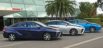 Toyota Australia Welcomes Three Mirai Hydrogen FCVs