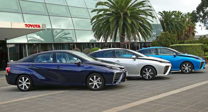 Toyota Australia Welcomes Three Mirai Hydrogen FCVs
