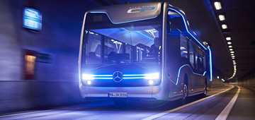 Mercedes-Benz Shows Off Self-Driving Future Bus