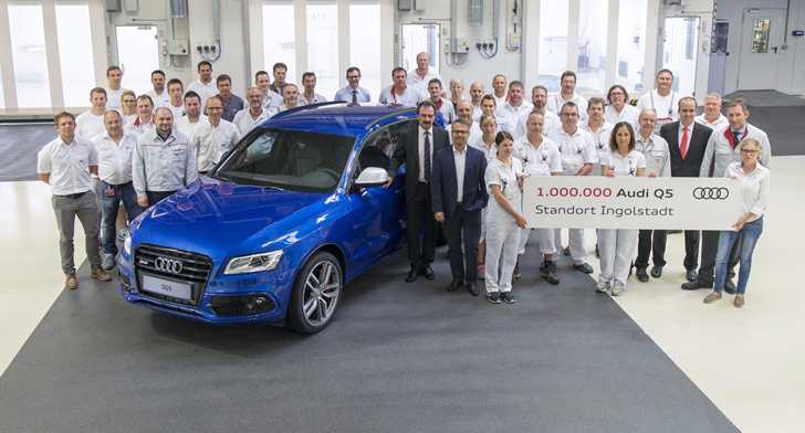 Audi’s Ingolstadt Plant Rolls Out Its One Millionth Q5