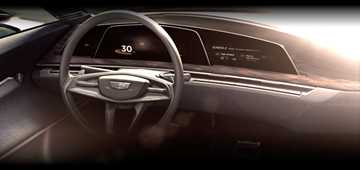 Cadillac OLED Instrument Cluster Previews Virtual Cockpit Rival