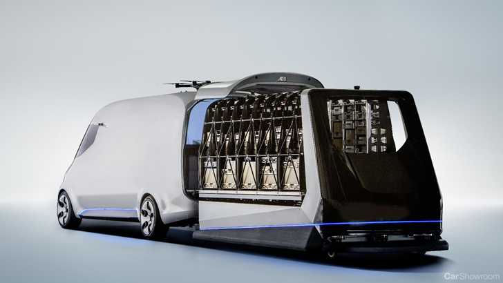 Mercedes-Benz’s Vision Van Wants To Reinvent Deliveries