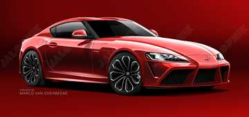 2018 Toyota Supra - Render - Jalopnik
