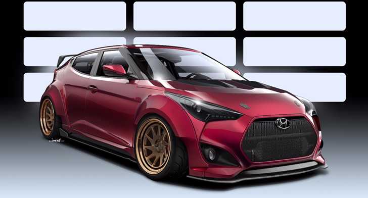 Hyundai To Field Outrageous Veloster Concept At SEMA