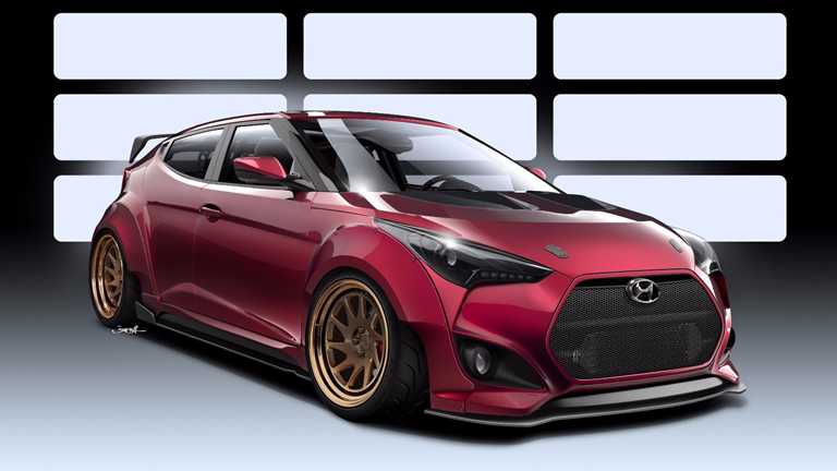 Hyundai To Field Outrageous Veloster Concept At SEMA