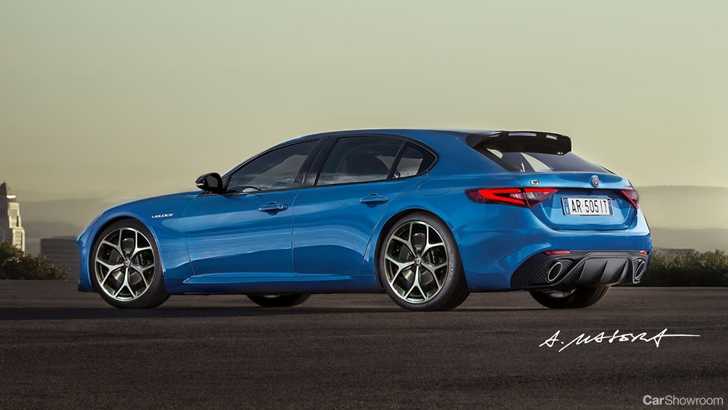 Alfa Romeo Giulia QV Sportwagon - Render