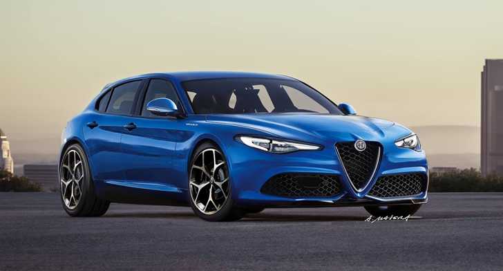 Alfa Romeo Giulia QV Sportwagon - Render