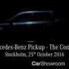 Mercedes-Benz Teases Sleek Pick-Up Concept
