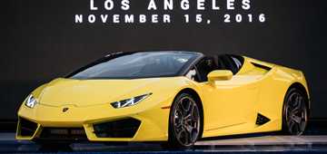 Lamborghini Unveils 2017 Huracan Rear-Wheel Drive Spyder