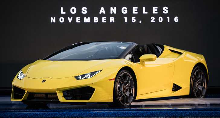 Lamborghini Unveils 2017 Huracan Rear-Wheel Drive Spyder