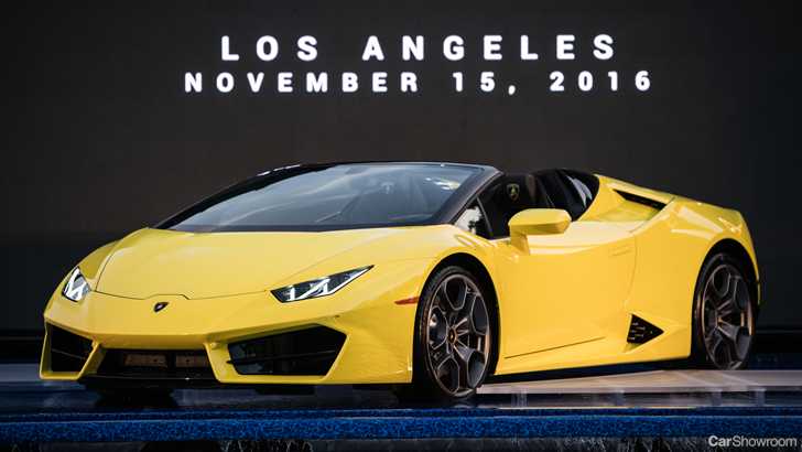 Lamborghini Unveils 2017 Huracan Rear-Wheel Drive Spyder