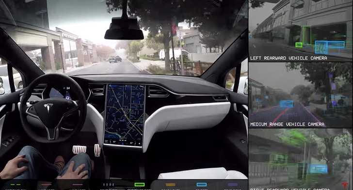Tesla Shows You What Its Upgrades Autopilot System Sees