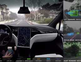 New Tesla Autopilot Hardware Demonstration