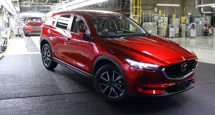 2017 Mazda CX-5 Enters Production