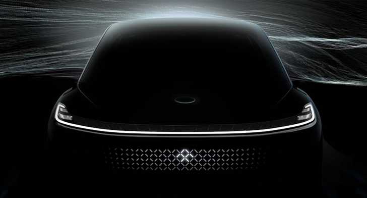 Faraday Future's Rear Teased