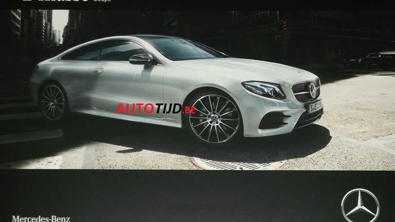 2017 Mercedes-Benz E-Class Coupe Leaked In Brochure