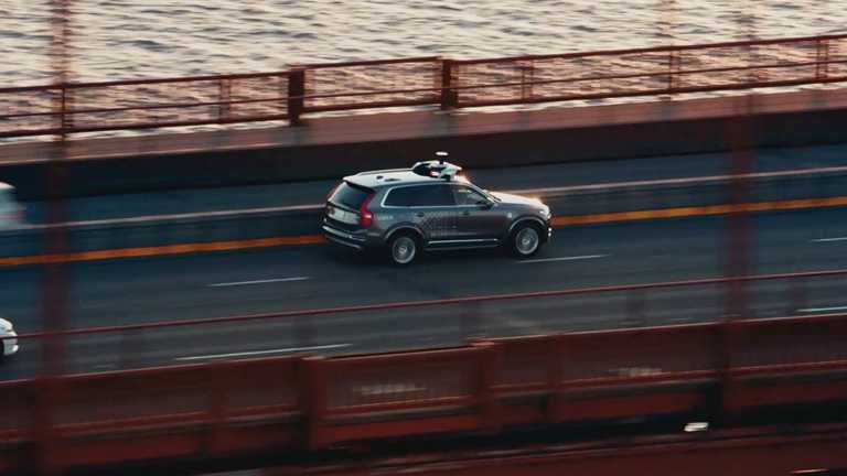 2016 Volvo XC90 - Uber Autonomous San Francisco