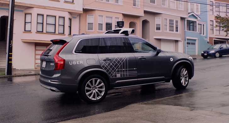 2016 Volvo XC90 - Uber Autonomous San Francisco