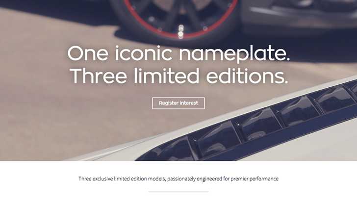 Holden Teases Limited Edition Commodores