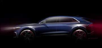 Audi’s Q8 e-tron Concept Coupe SUV Teased