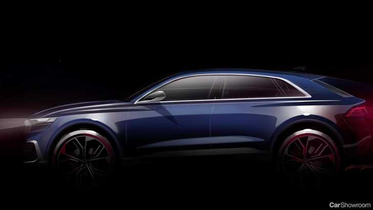 Audi’s Q8 e-tron Concept Coupe SUV Teased