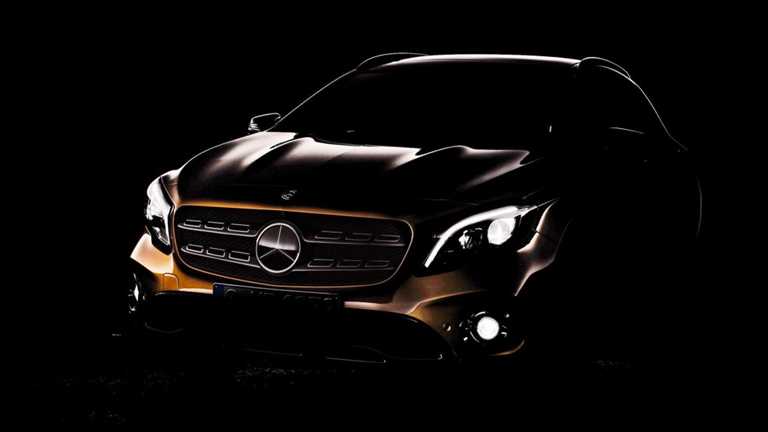 Mercedes-Benz’s Updated GLA Teased For Detroit Unveil