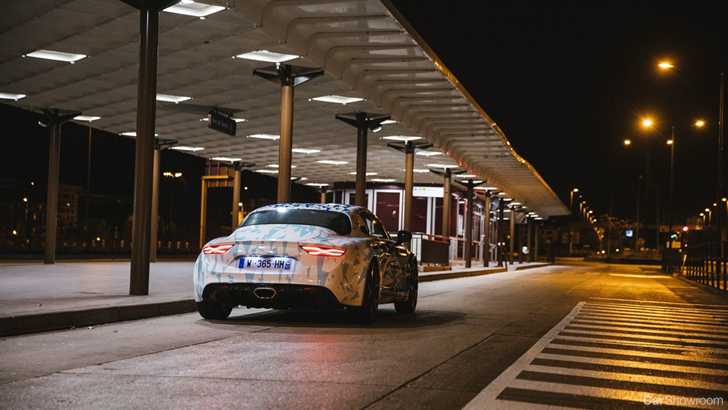 Alpine A120 Prototypes Roam Paris At Night