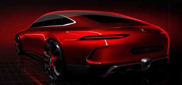 Mercedes-AMG GT Concept Takes Aim At Porsche Panamera