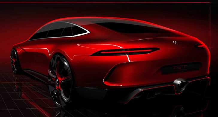 Mercedes-AMG GT Concept Takes Aim At Porsche Panamera
