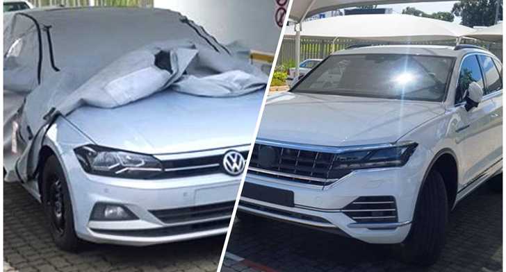 2017 Volkswagen Touareg & Polo Spied Undisguised