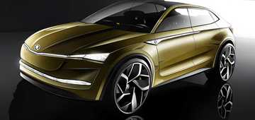 Skoda Vision E Teaser