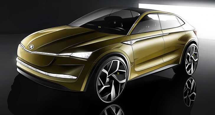 Skoda Vision E Teaser
