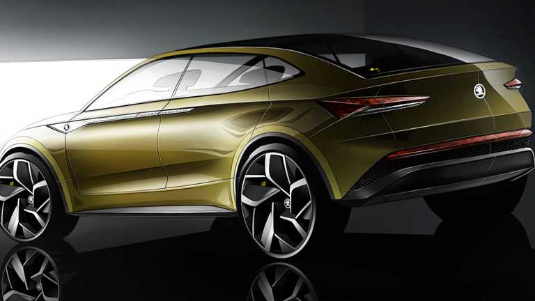 Skoda Vision E Teaser