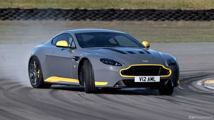 2018 Aston Martin Vantage Seen Flexing AMG V8