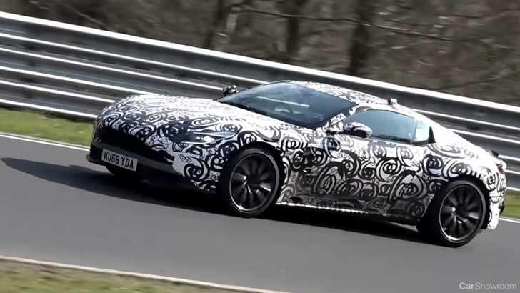 2018 Aston Martin Vantage Seen Flexing AMG V8